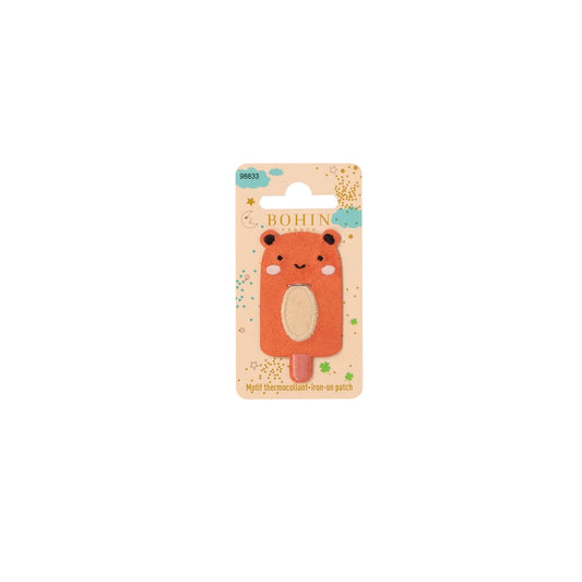 IRON-ON PATCH "BOHIN EXCLUSIVE" - BEAR