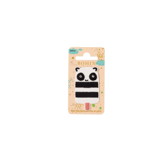 IRON-ON PATCH "BOHIN EXCLUSIVE" - PANDA