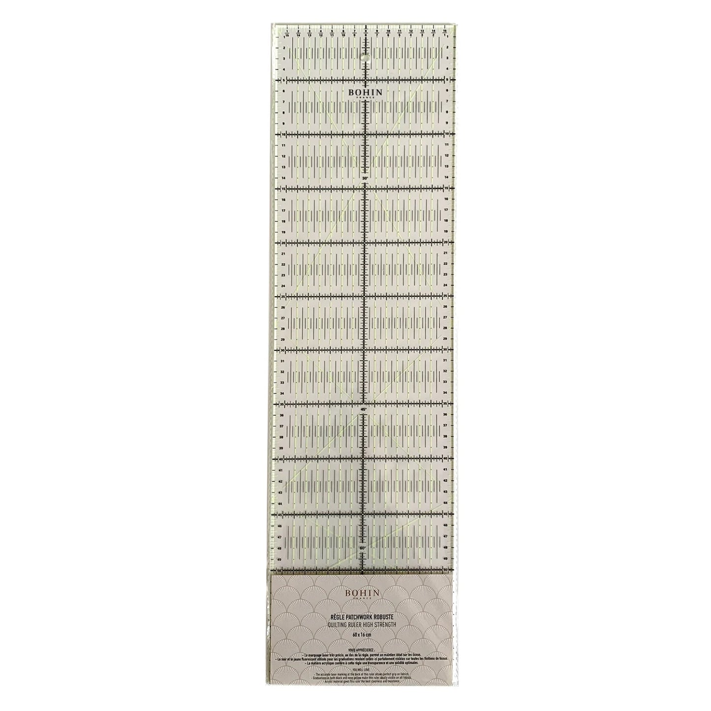 QUILTING RULER (CM) BOHIN Acrylic 60x16