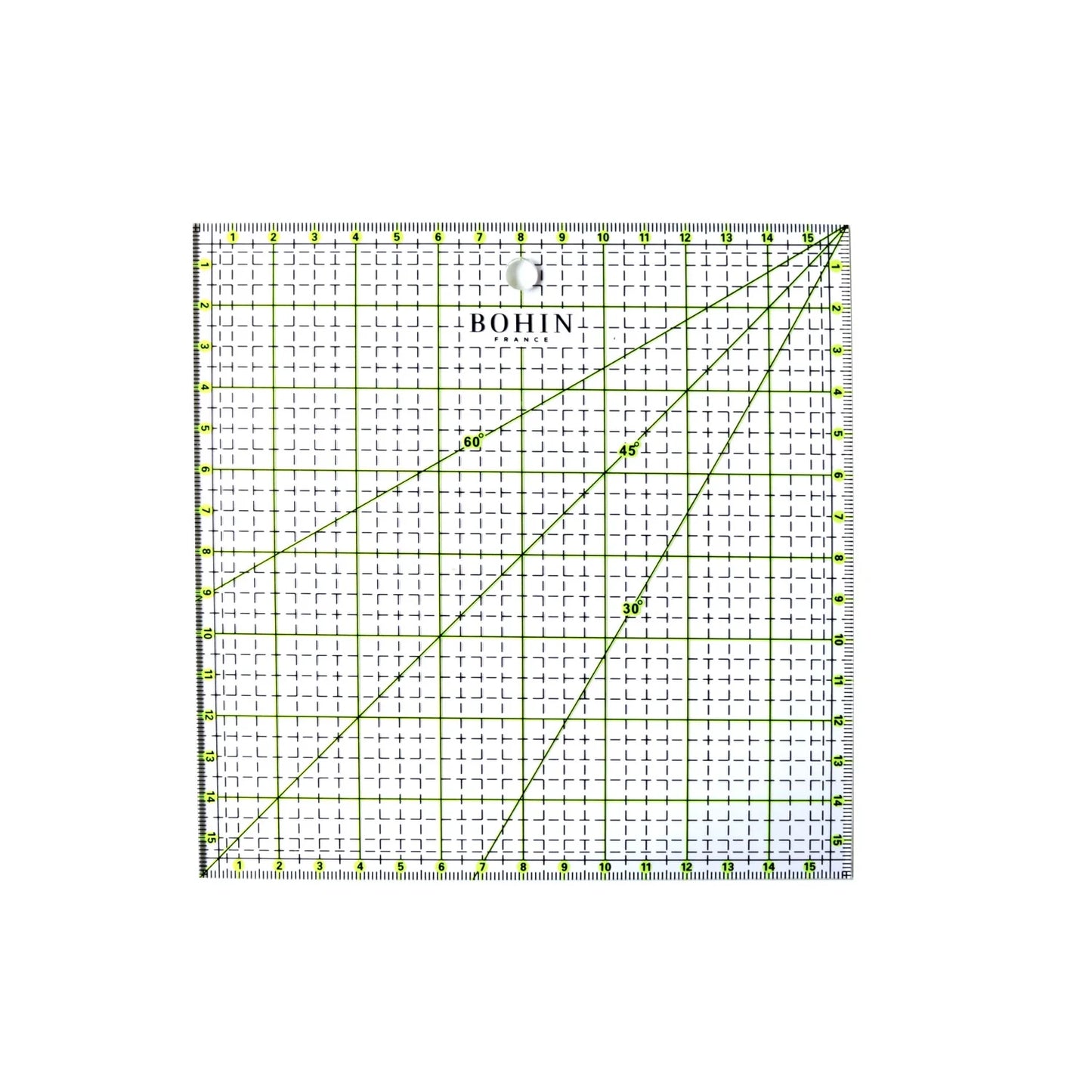 QUILTING RULER (CM) BOHIN Acrylic 16x16
