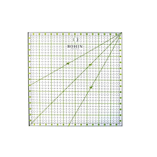 QUILTING RULER (CM) BOHIN Acrylic 16x16