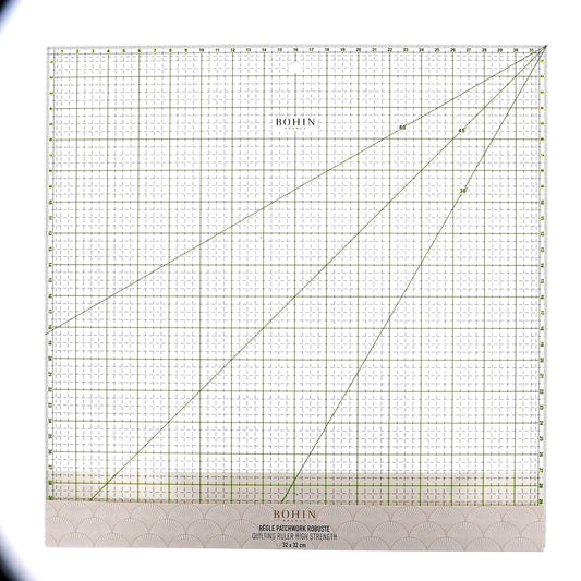 QUILTING RULER (CM) BOHIN Acrylic 32x32CM