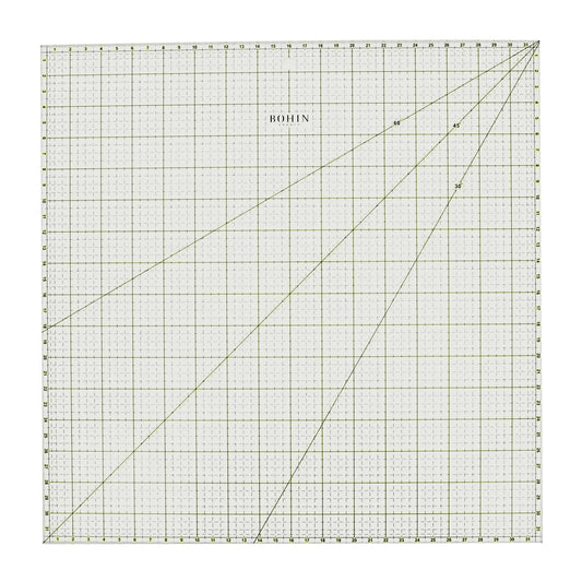 QUILTING RULER (CM) BOHIN Acrylic 32x32CM