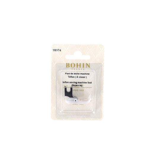 TEFLON SEWING MACHINE FOOT (SCREW-IN) Blister