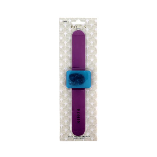 MAGNETIC PINCUSHION BRACELET - PURPLE - Blister