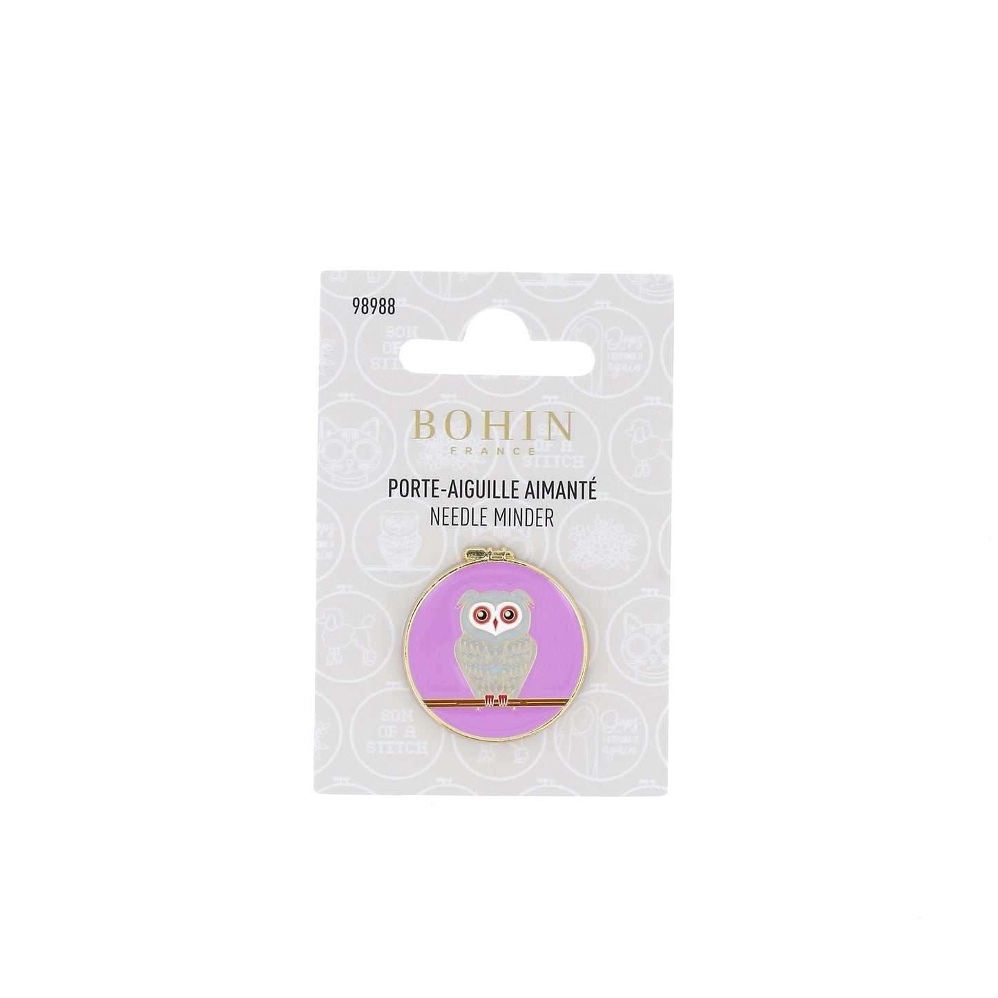 NEEDLE MINDER (MAGNETIC)-28mm/1''-Blister-OWL