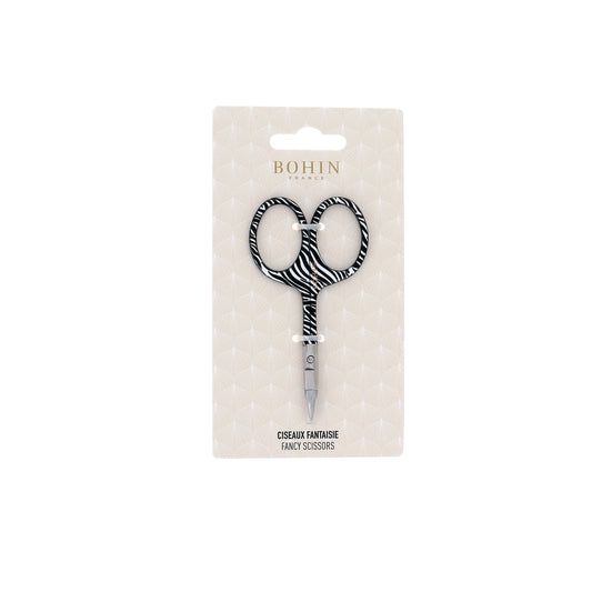 SCISSORS FANCY "SAVAGE" ZEBRA-Blister