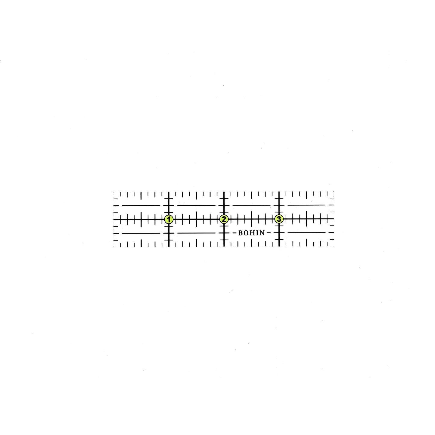 MINI QUILTING RULER - 4"x1" Blister