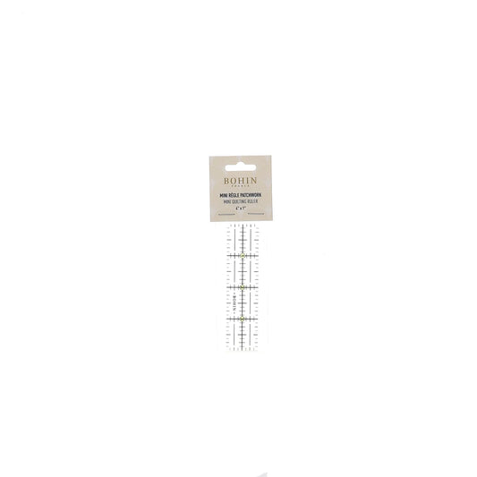 MINI QUILTING RULER - 4"x1" Blister