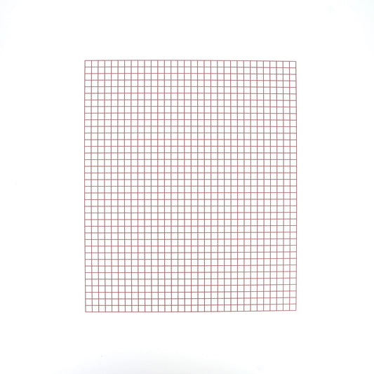 CLEAR PLASTIC TEMPLATE 1/4'' grid - Blister of 2 sheets