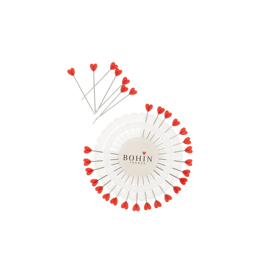 PLASTIC HEAD PINS-0.60x1 1/2"-Disc of 30-Blister