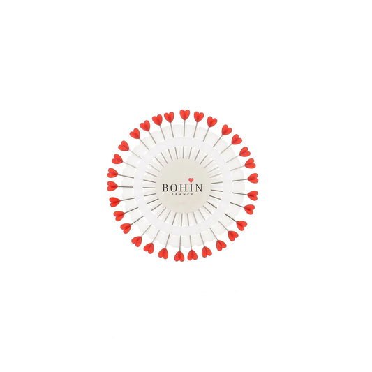 PLASTIC HEAD PINS-0.60x1 1/2"-Disc of 30-Blister