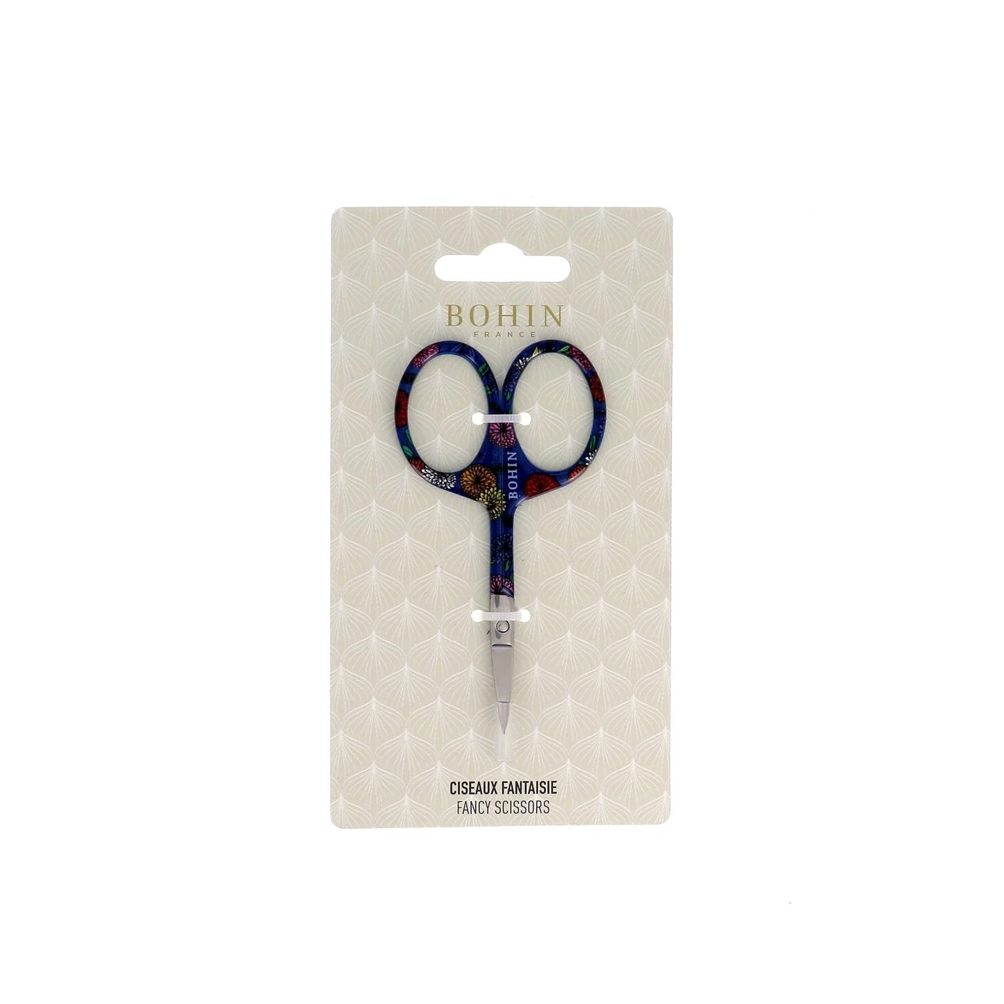 SCISSORS FANCY "BLOSSOM" - BLUE -Blister