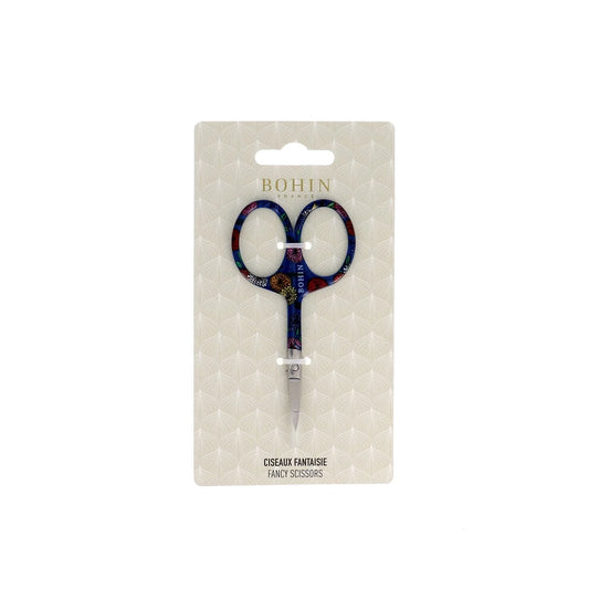 SCISSORS FANCY "BLOSSOM" - BLUE -Blister