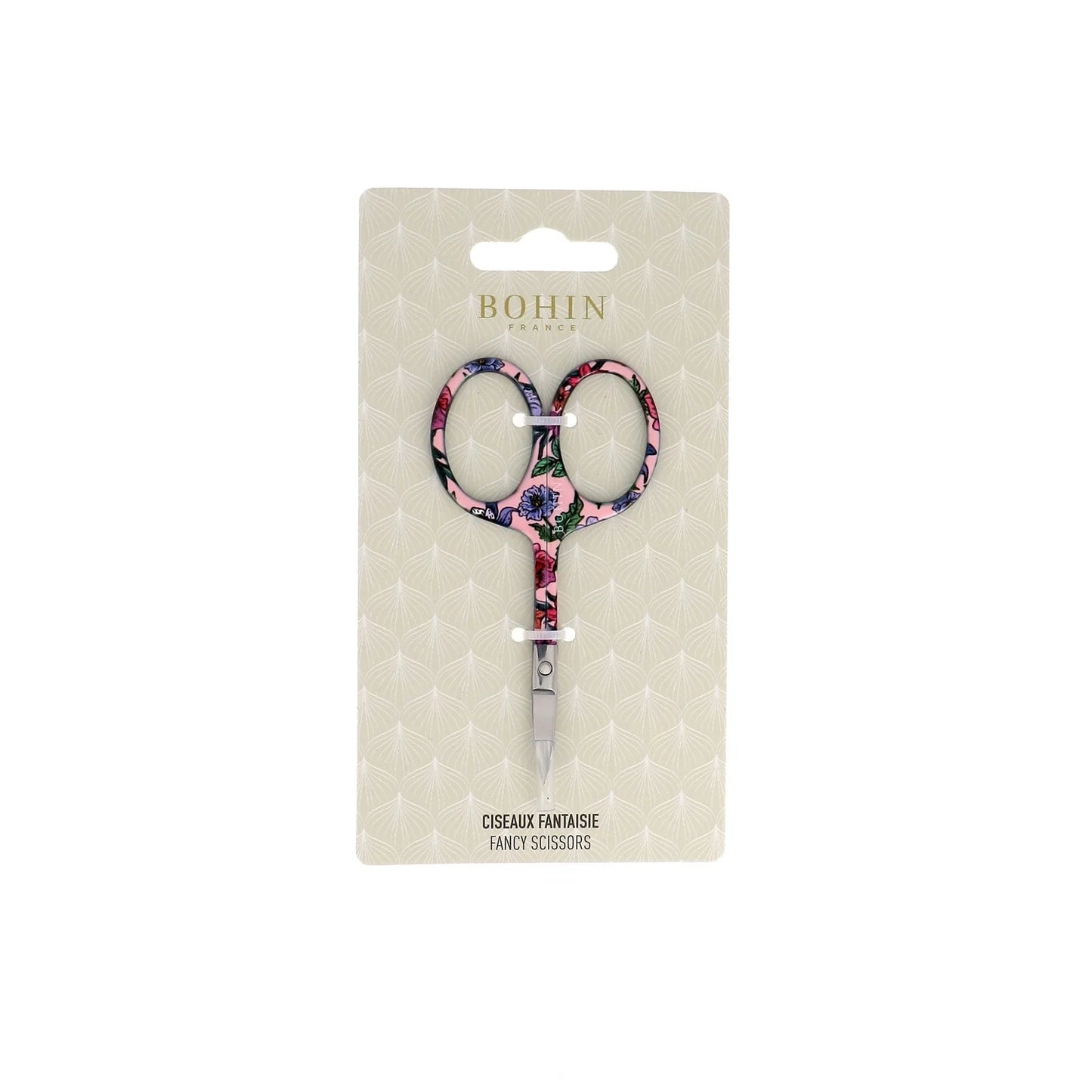 SCISSORS FANCY "BLOSSOM" - PINK -Blister
