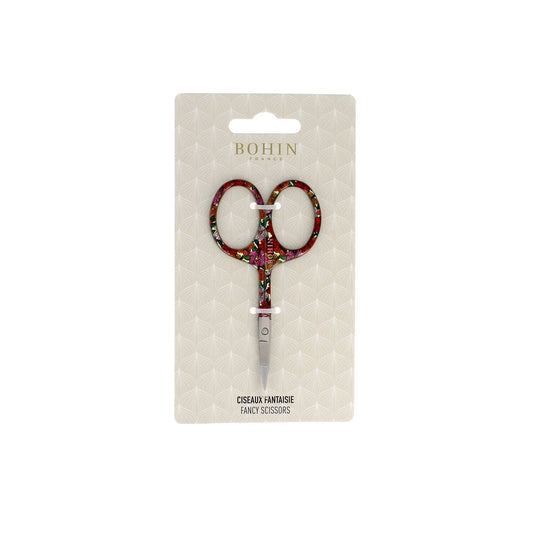 SCISSORS FANCY "BLOSSOM" - ORANGE -Blister