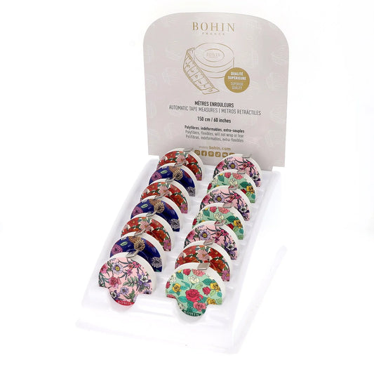 TAPE MEASURE "BLOSSOM" Designs - Disp.x14