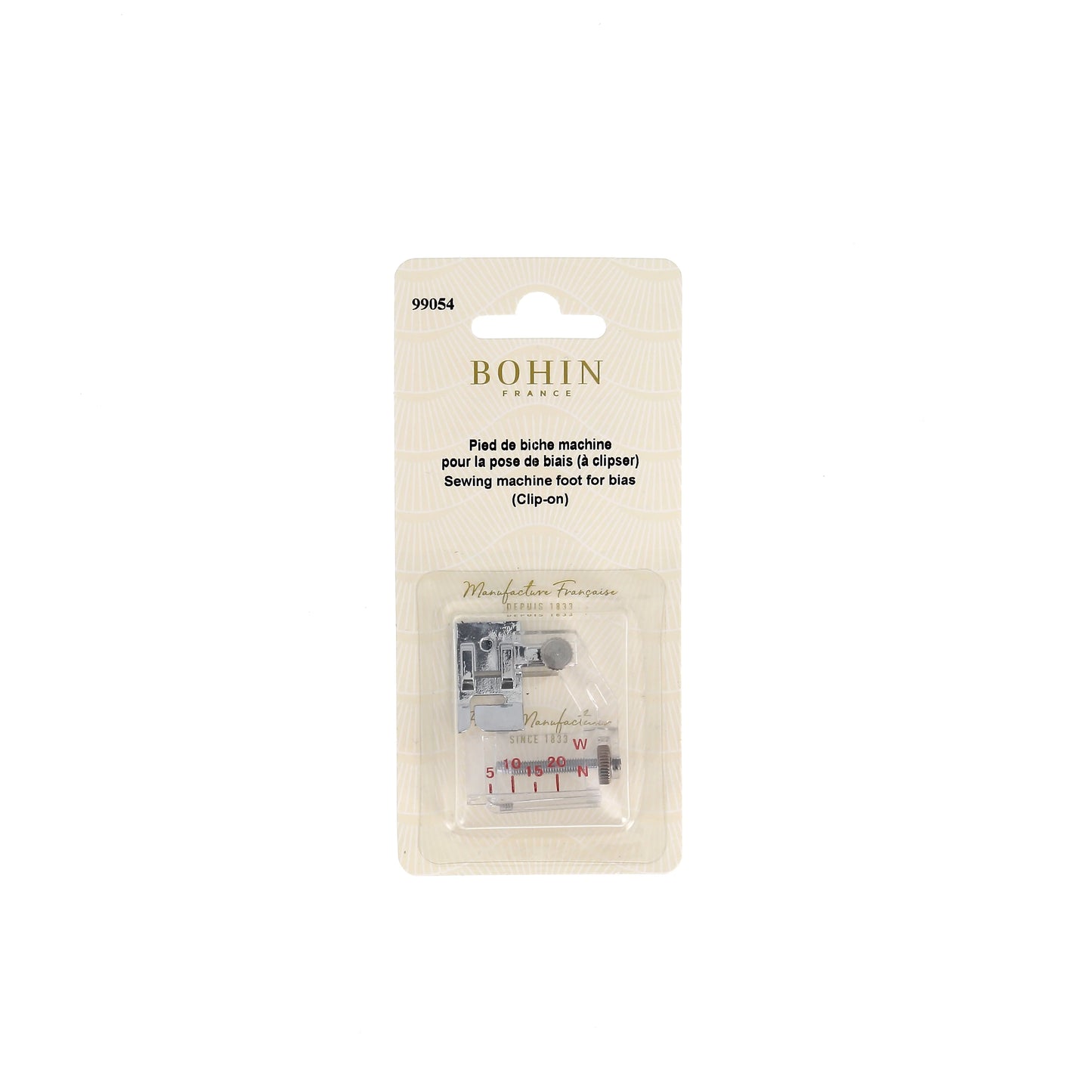 SPECIAL BIAIS FOOT FOR SEWING MACHINE Blister