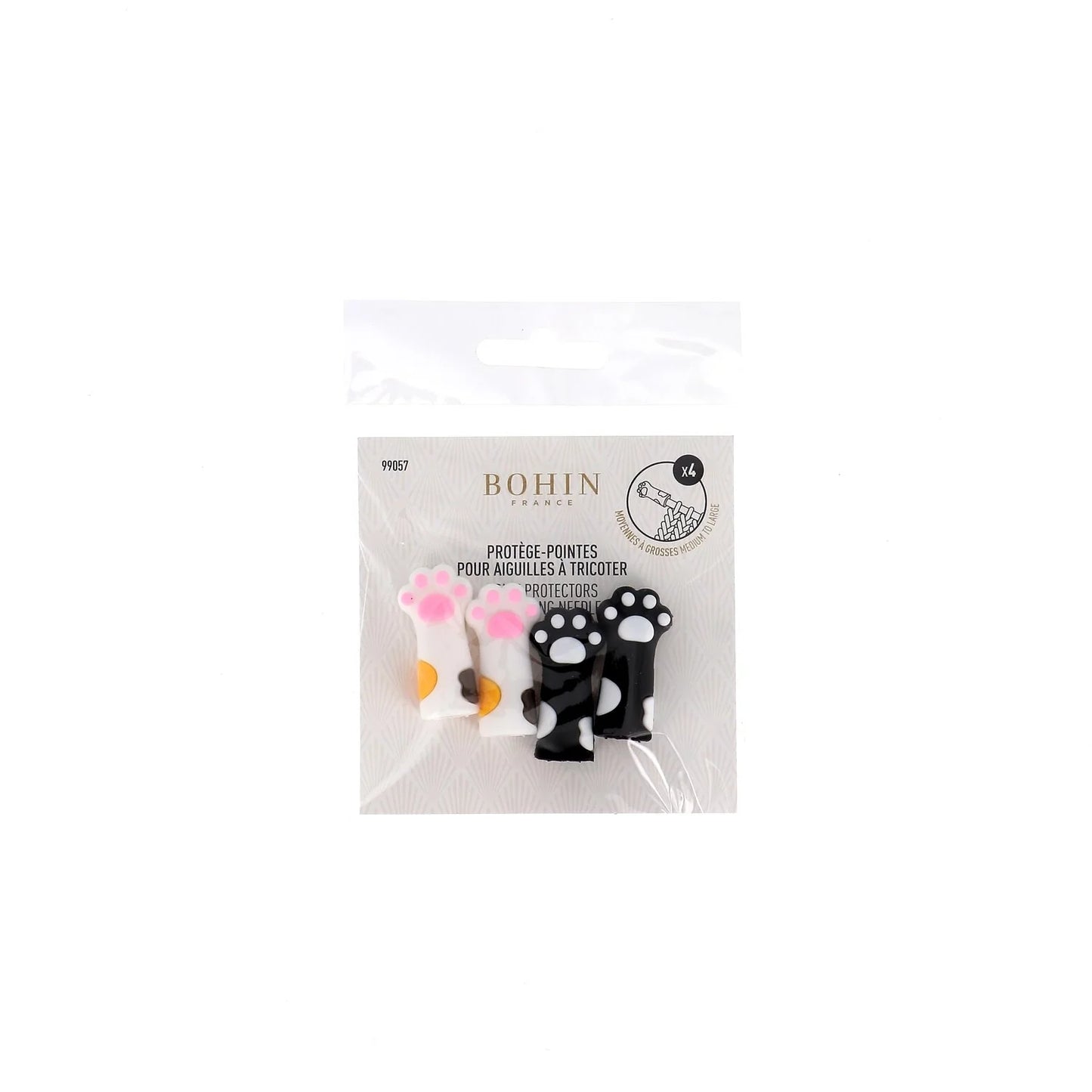 POINT PROTECTORS - Kitty hands - Blister of 4