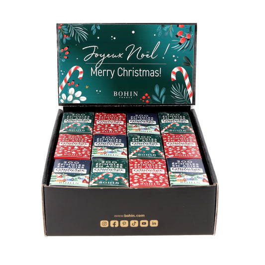 EXTRA FINE PINS (30x0.60mm) x200 "CHRISTMAS" - Disp.x36