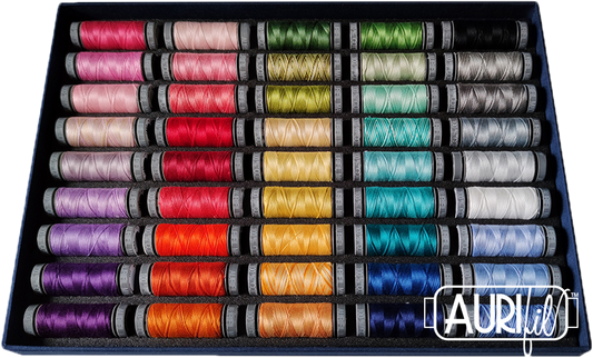 AURIFIL BEST SELECTION 2.0 - 28 WT 45 SPOOLS