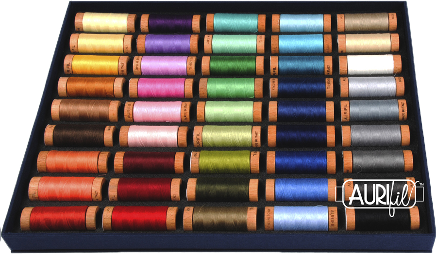 AURIFIL BEST SELECTION COLLECTION - 80 WT 45 SPOOLS