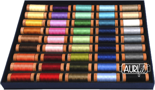 AURIFIL BEST SELECTION COLLECTION - 80 WT 45 SPOOLS