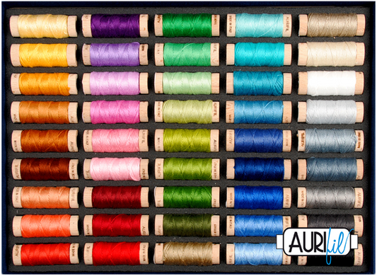 AURIFIL BEST SELECTION COLLECTION - FLOSS 45 SPOOLS