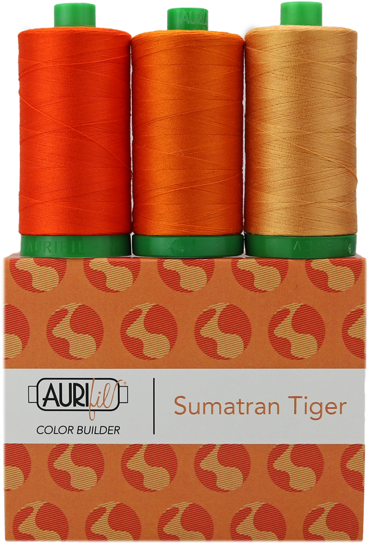 40WT COLOR BUILDER - TIGER ORANGE 3 SPOOLS