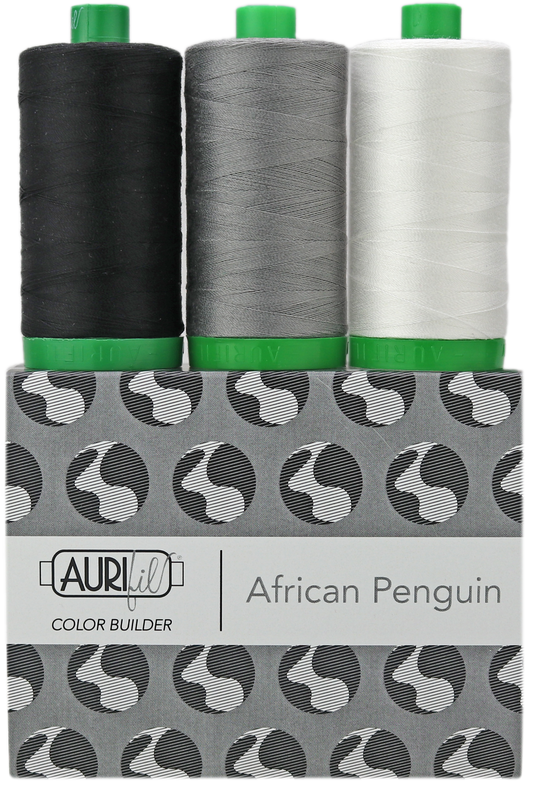 40WT COLOR BUILDER - PENGUIN BLACK/WHITE 3 SPOOLS