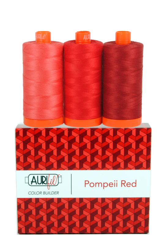 50WT COLOR BUILDER - POMPEII RED 3 SPOOLS