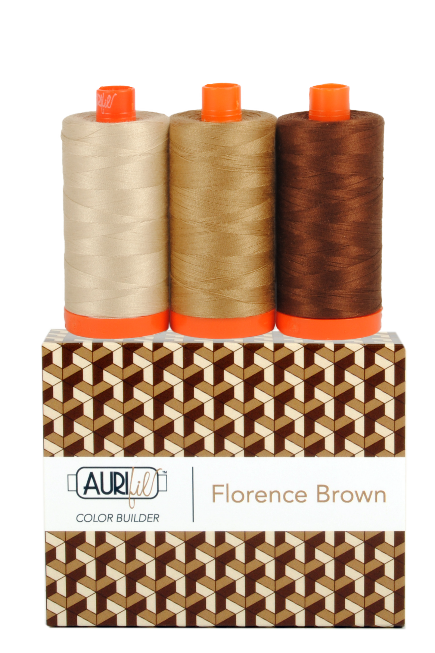 50WT COLOR BUILDER - FLORENCE BROWN 3 SPOOLS