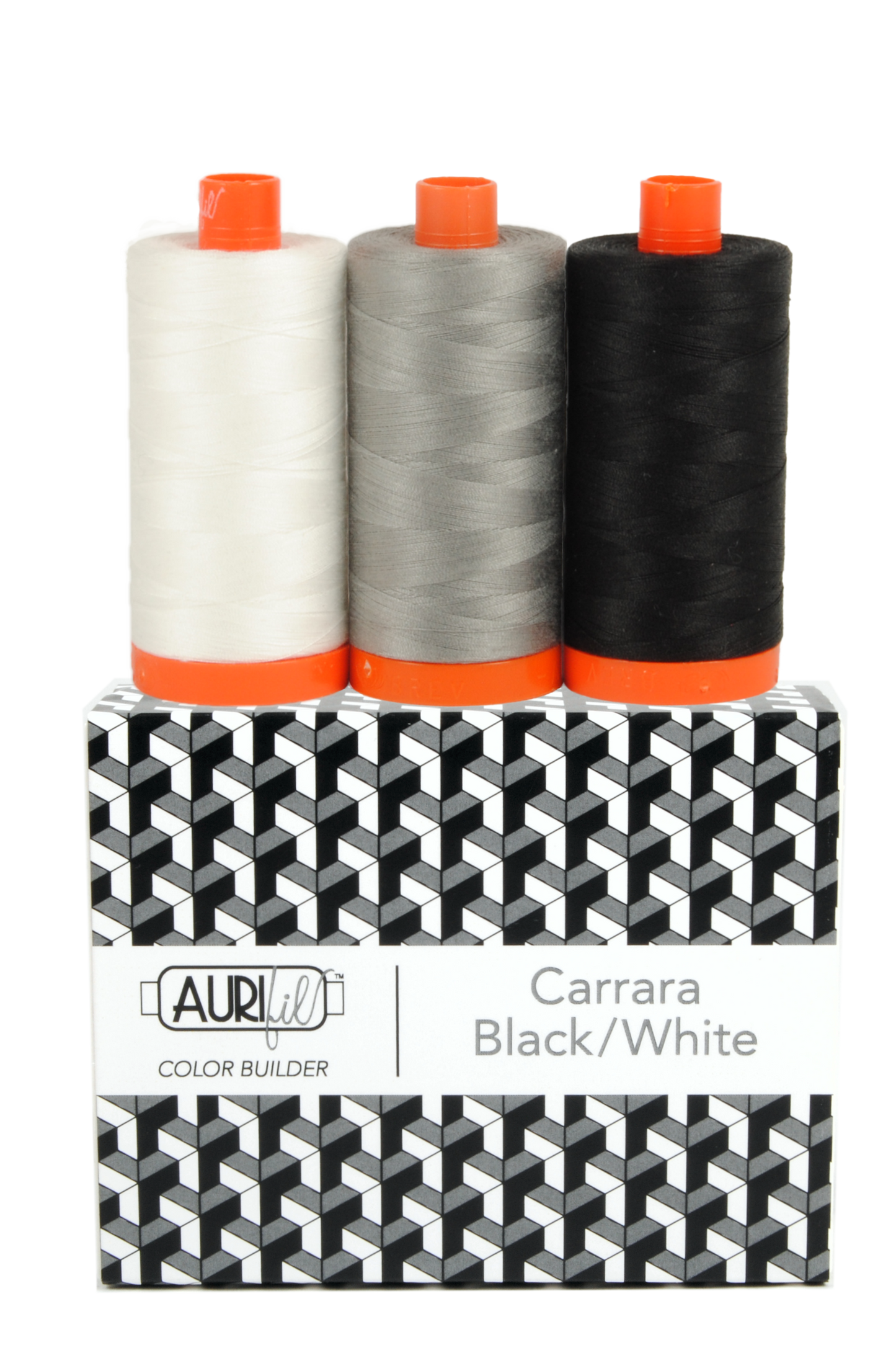 50WT COLOR BUILDER - CARRARA BLACK/WHITE 3 SPOOLS
