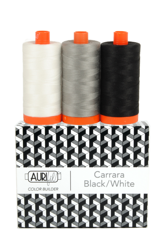 50WT COLOR BUILDER - CARRARA BLACK/WHITE 3 SPOOLS