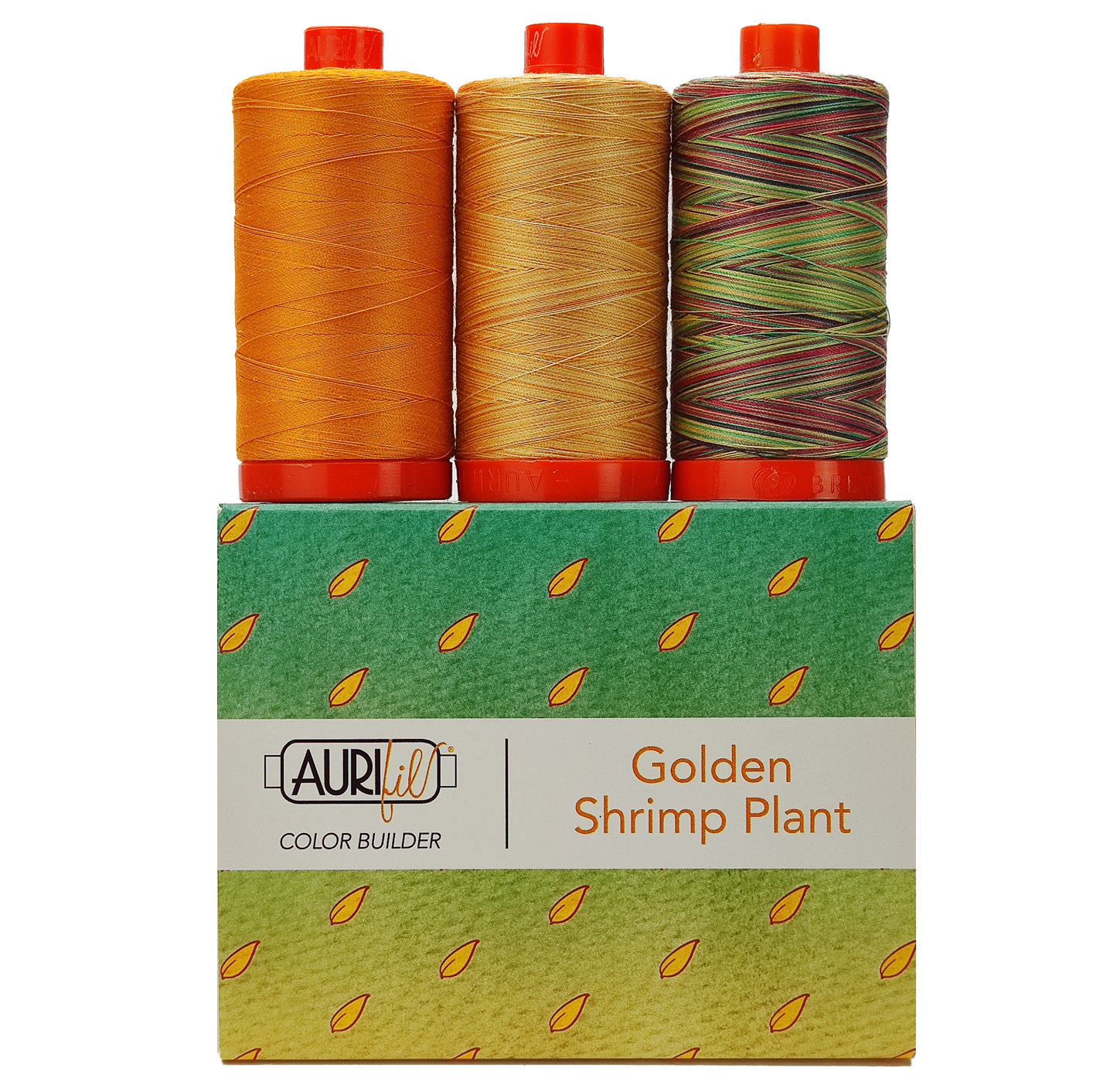 50WT COLOR BUILDER - GOLDEN SHRIMP PLANT  3 SPOOLS