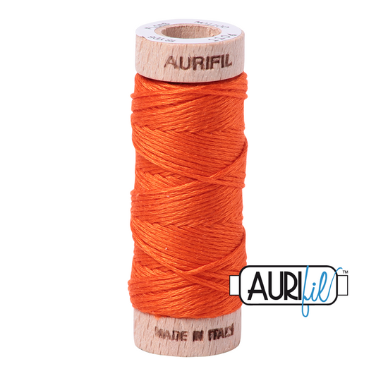 1104 NEON ORANGE 6-STRANDS FLOSS - COTTONSPOOL |- 16 MT.