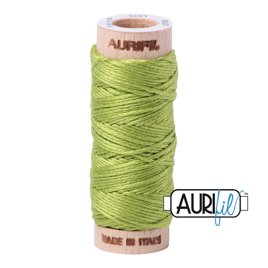 1231 SPRING GREEN 6-STRANDS FLOSS - COTTONSPOOL |- 16 MT.