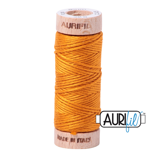 2145 YELLOW ORANGE 6-STRANDS FLOSS - COTTONSPOOL |- 16 MT.
