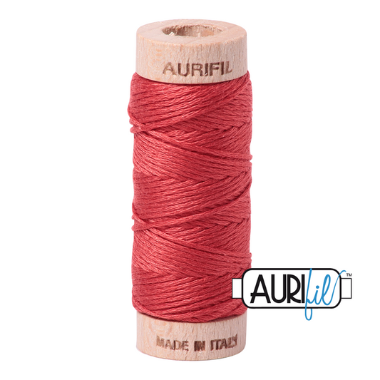2255 DARK RED ORANGE 6-STRANDS FLOSS - COTTONSPOOL |- 16 MT.