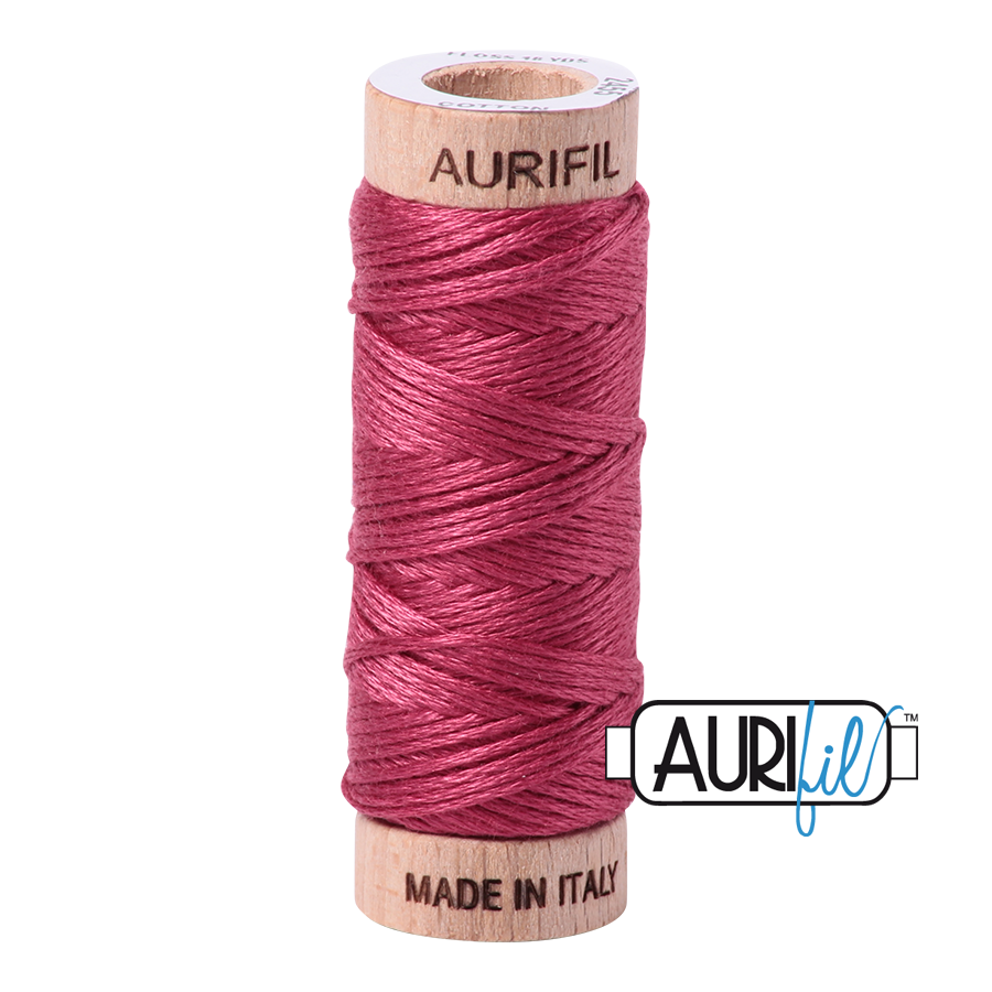 2455 MEDIUM CARMINE RED 6-STRANDS FLOSS - COTTONSPOOL |- 16 MT.