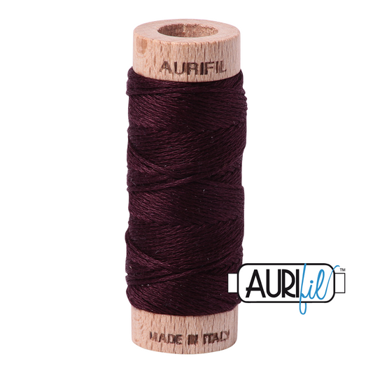 2465 VERY DARK BROWN 6-STRANDS FLOSS - COTTONSPOOL |- 16 MT.