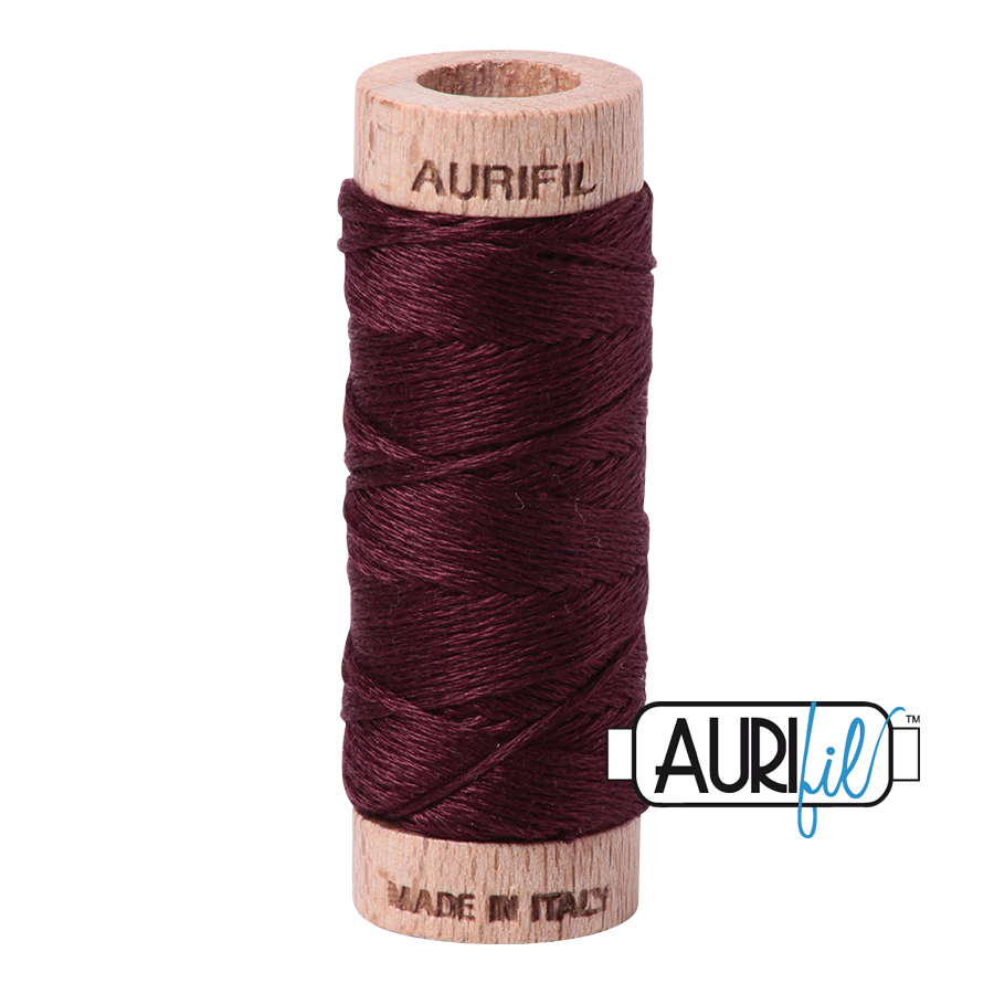 2468 DARK WINE 6-STRANDS FLOSS - COTTONSPOOL |- 16 MT.