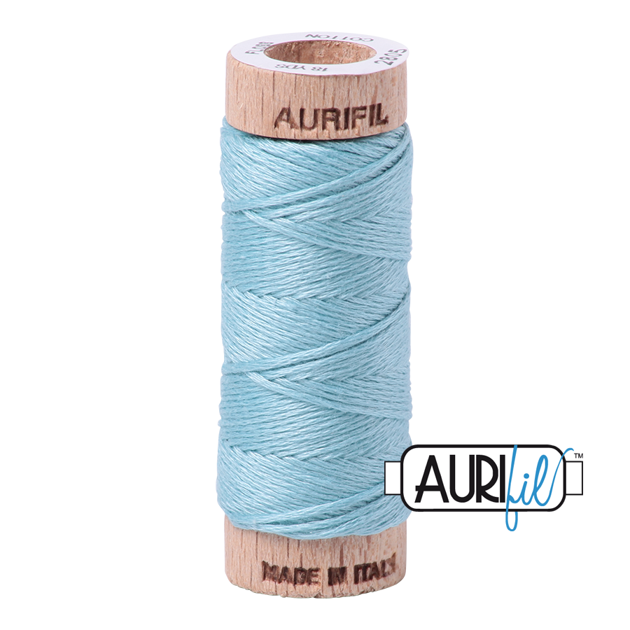 2805 LIGHT GREY TURQUOISE 6-STRANDS FLOSS - COTTONSPOOL |- 16 MT.