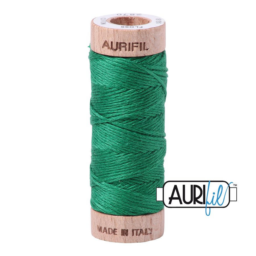 2870 GREEN 6-STRANDS FLOSS - COTTONSPOOL |- 16 MT.