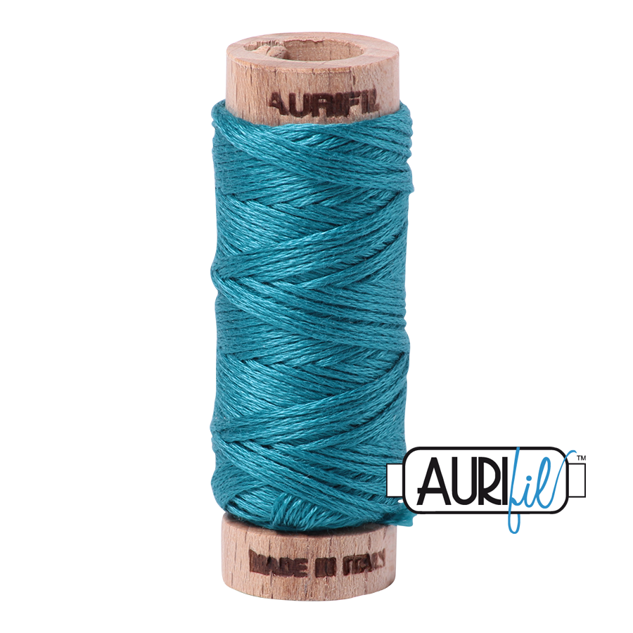 4182 DARK TURQUOISE 6-STRANDS FLOSS - COTTONSPOOL |- 16 MT.