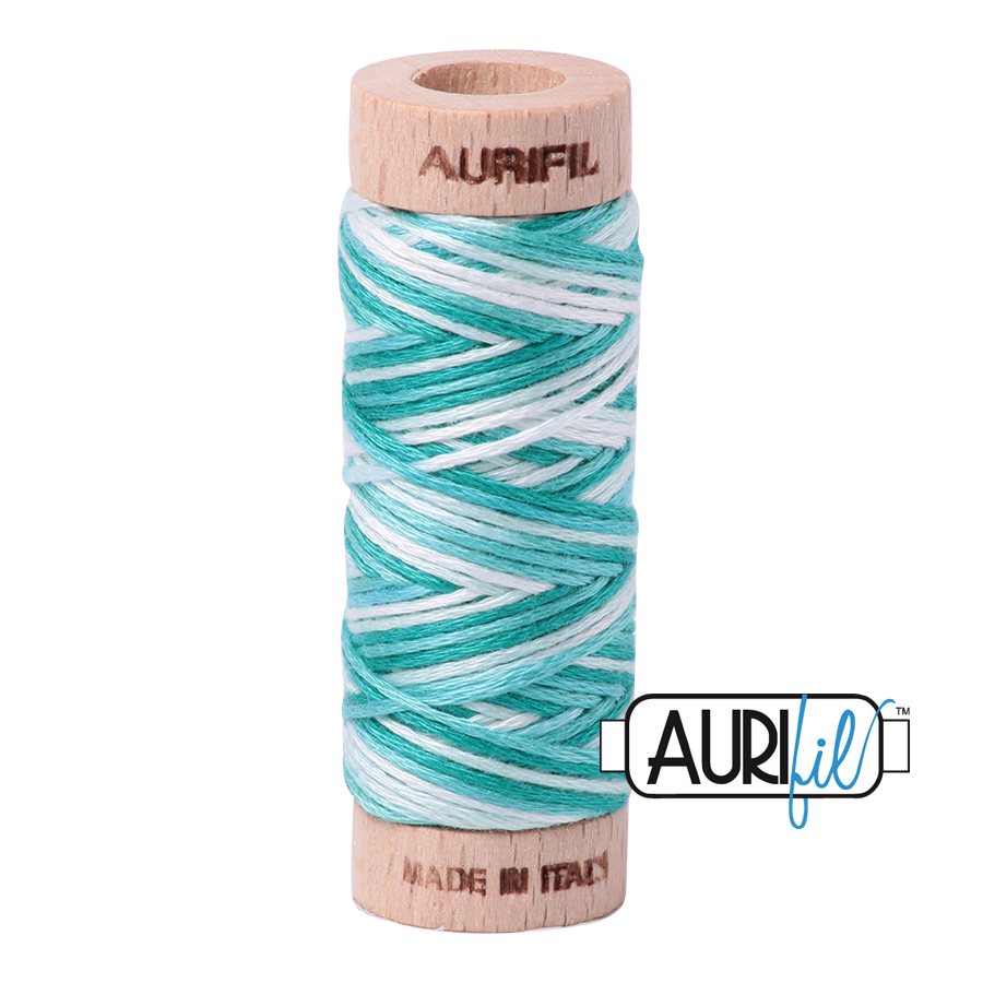 4654 TURQUOISE FOAM 6-STRANDS FLOSS - COTTONSPOOL |- 16 MT.