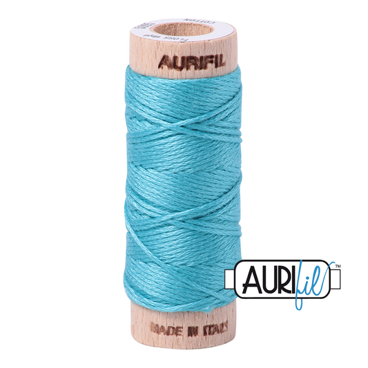 5005 BRIGHT TURQUOISE 6-STRANDS FLOSS - COTTONSPOOL |- 16 MT.