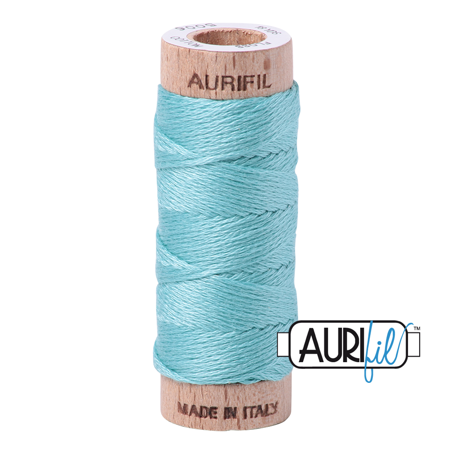 5006 LIGHT TURQUOISE 6-STRANDS FLOSS - COTTONSPOOL |- 16 MT.