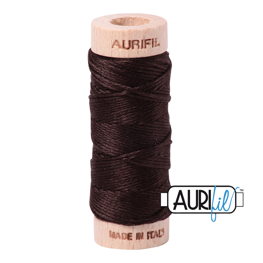 5024 DARK BROWN 6-STRANDS FLOSS - COTTONSPOOL |- 16 MT.