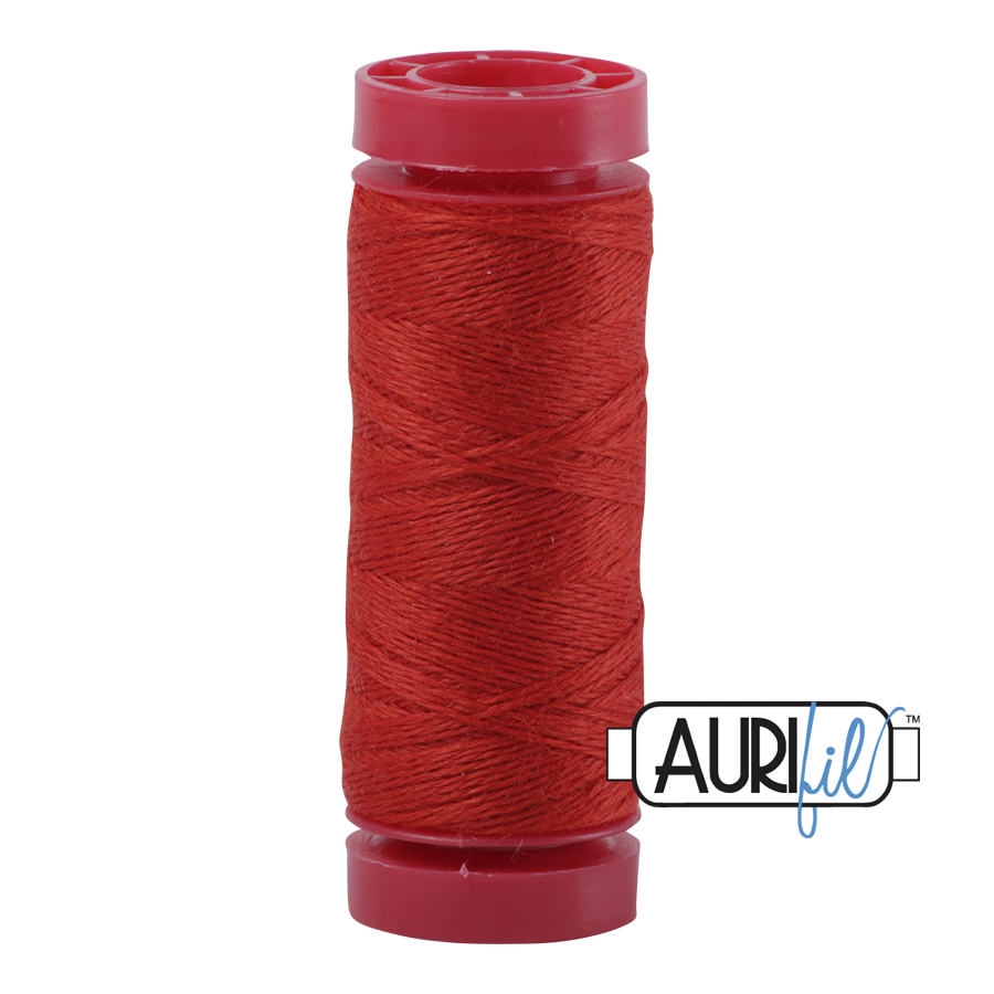 8220 BURNT ORANGE 12 WT WOOL SMALL SPOOL | 50 MT.